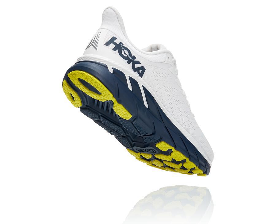 Hoka One One Løbesko Herre - Clifton 7 - Hvide/Sort - 649718WVC